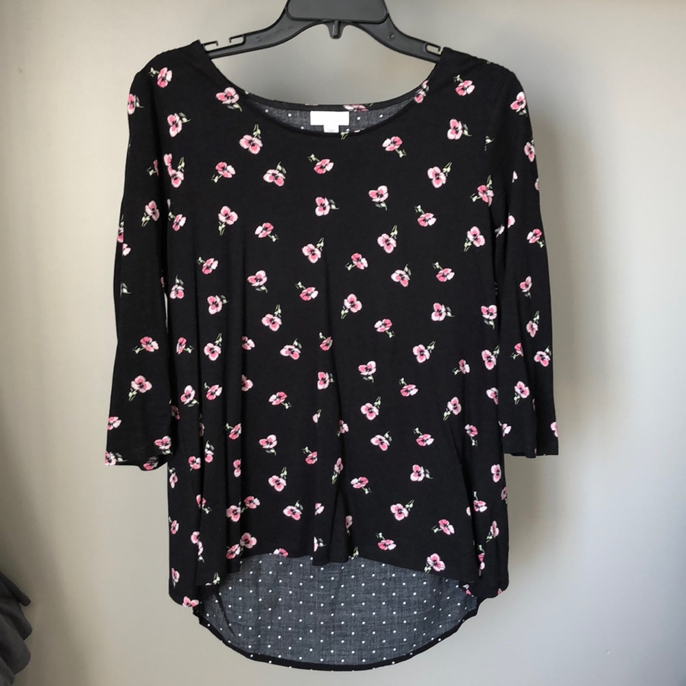 J.jill flowered top